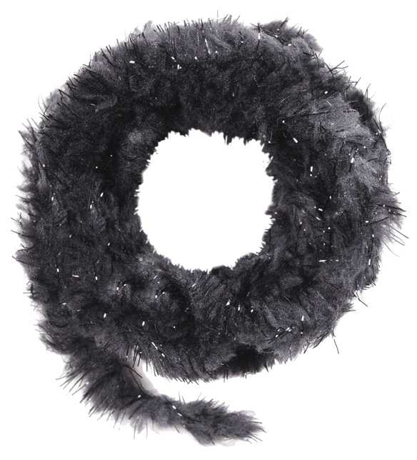 Eggs Blob Chenille 15mm BLACK