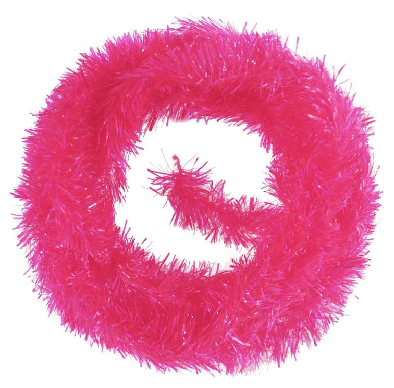 Neon Block Chenille 10mm FLUO RED