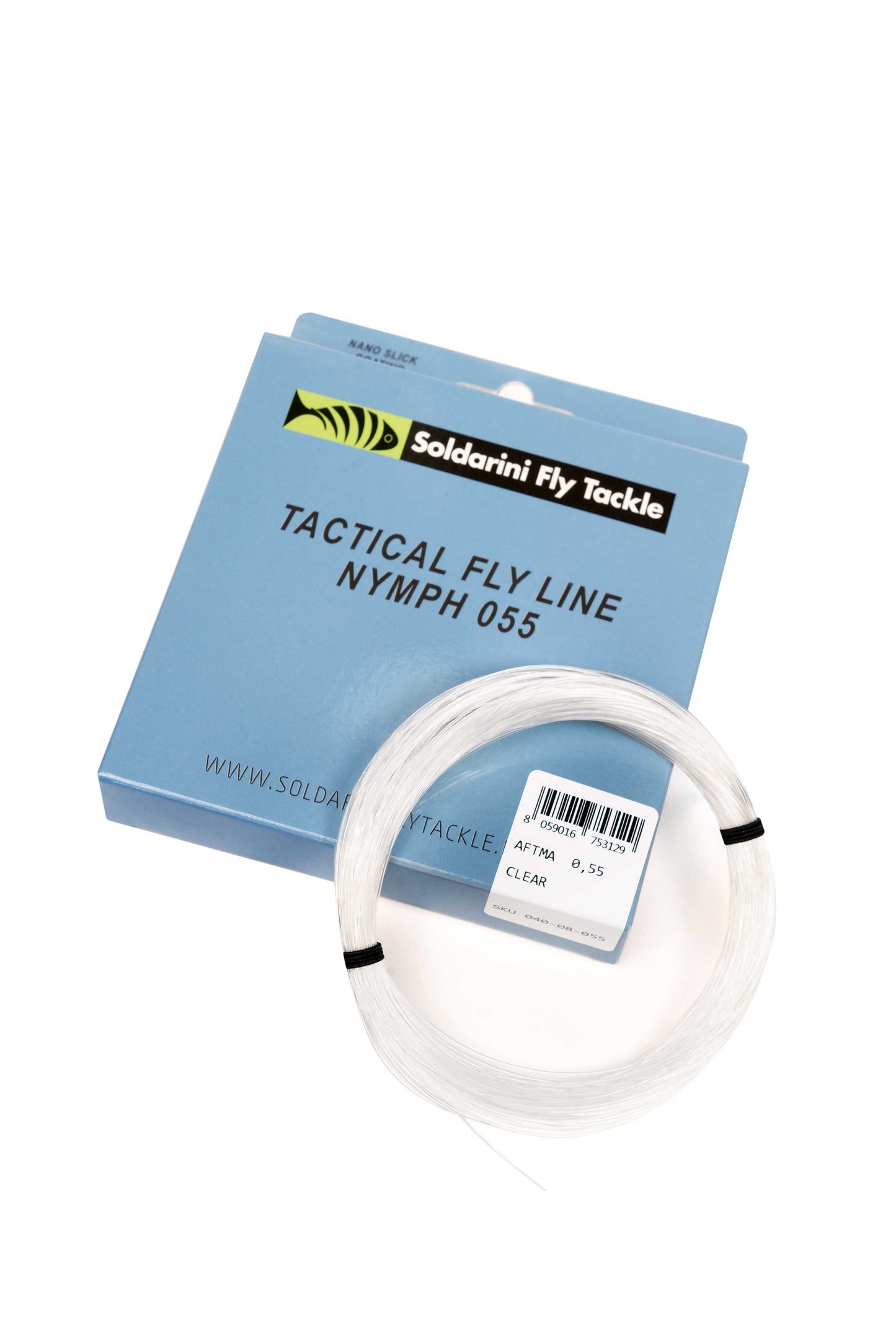 SOLDARINI "Euronymph" TACTICAL CLEAR-MONO 0,55 NYMPH FLY LINE