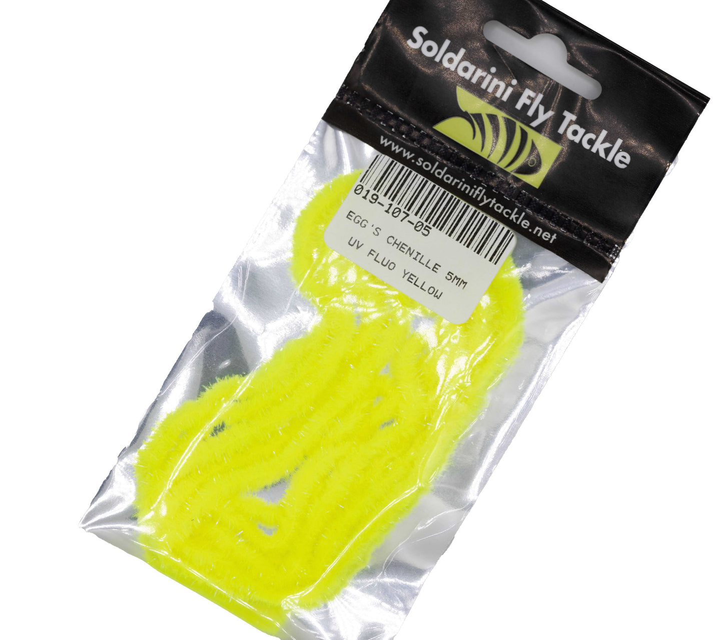 SFT Egg's chenille 5mm UV Fluo yellow - MATERIALI DA COSTRUZIONE SOLDARINI