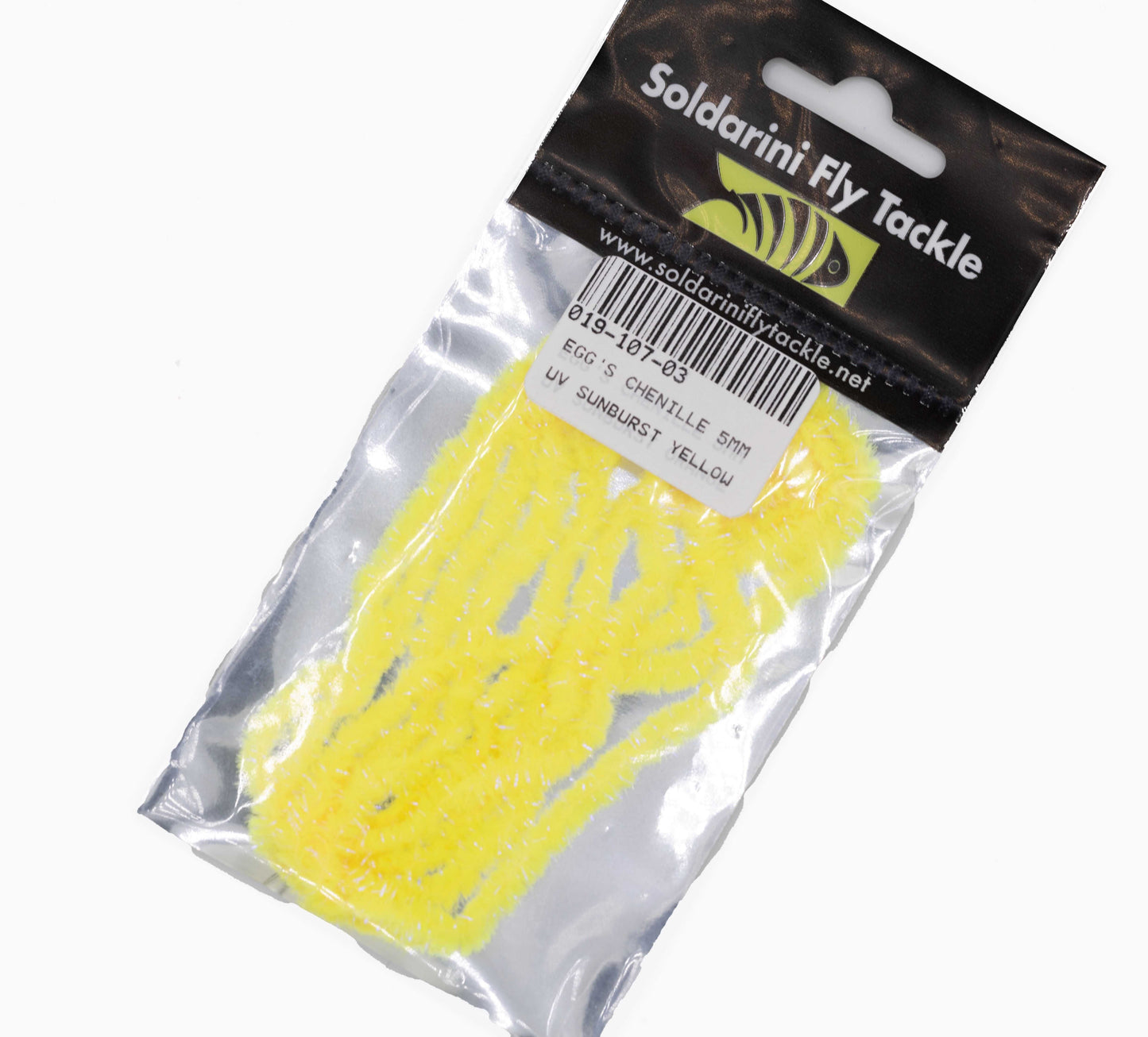 SFT Egg's chenille 5mm UV sunburst yellow - MATERIALI DA COSTRUZIONE SOLDARINI