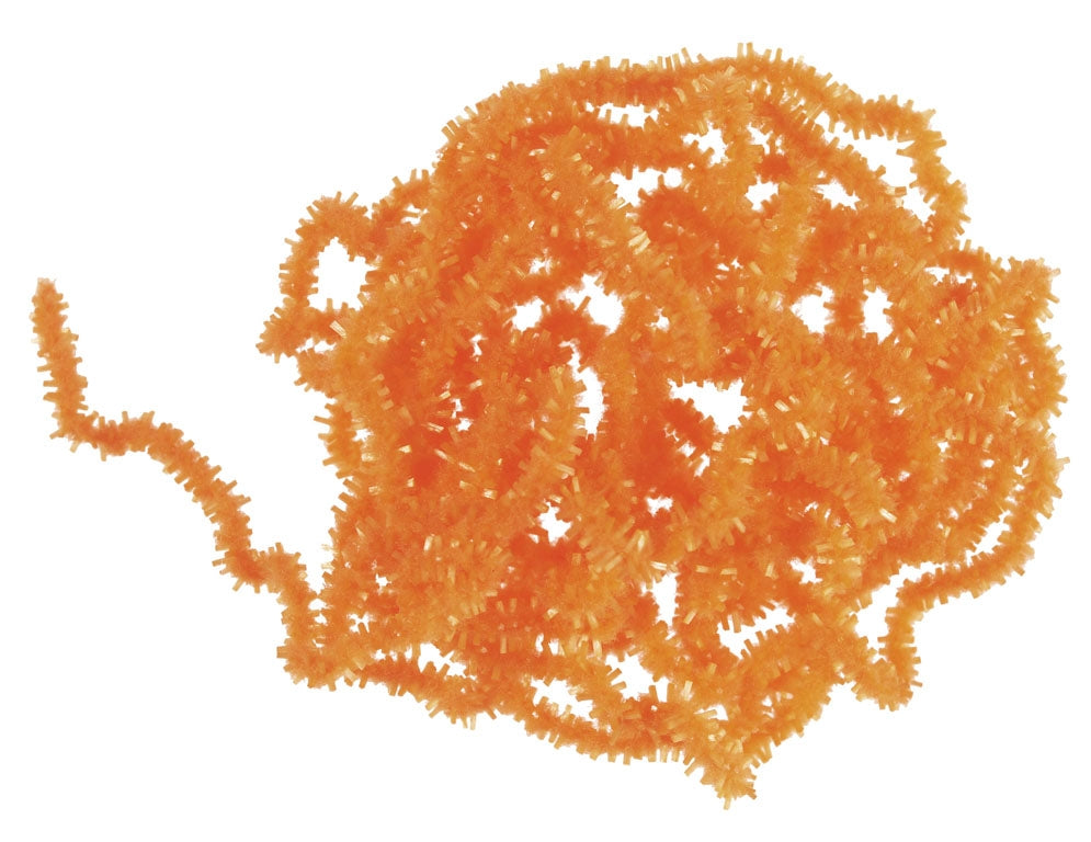 CHEWINGUM CHENILLE 2mm fluo orange - MATERIALI DA COSTRUZIONE SOLDARINI