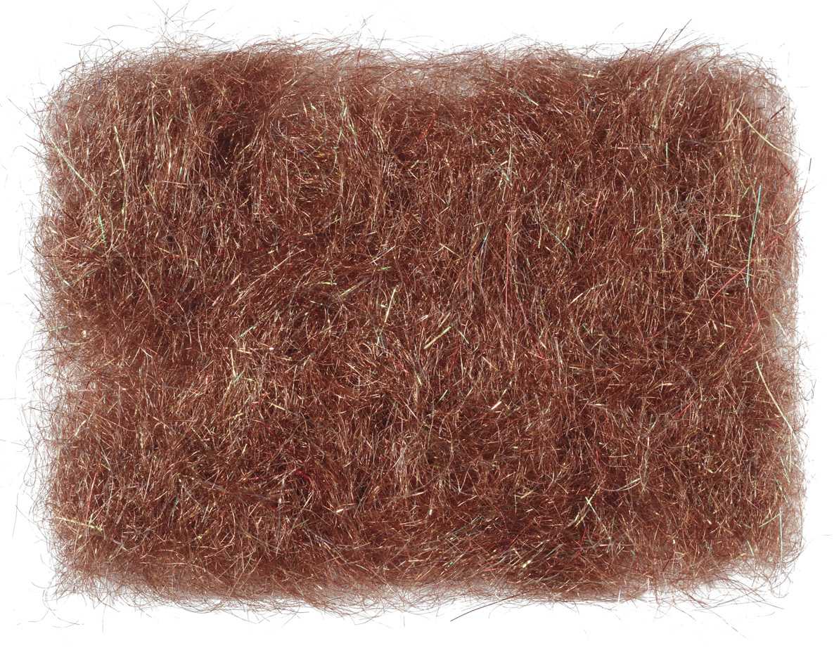 SYNTETIC PEACOCK DUBBING BROWN - MATERIALI DA COSTRUZIONE SOLDARINI