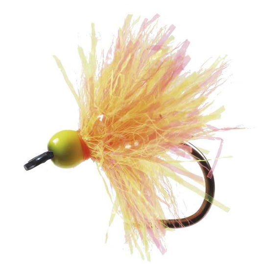 STILLWATER BARBLESS ORANGE FUSION BEADED BLOB