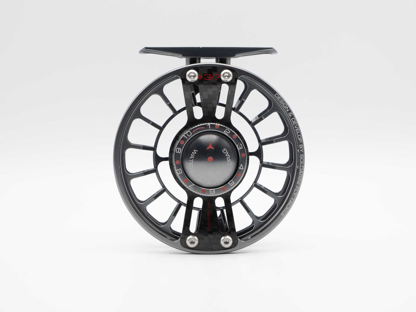 SOLDARINI FLY REEL TOURNAMENT MXC 3/7 Matt Black MULINELLO SOLDARINI
