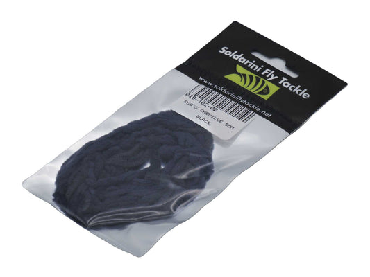 Eggs chenille 5mm BLACK