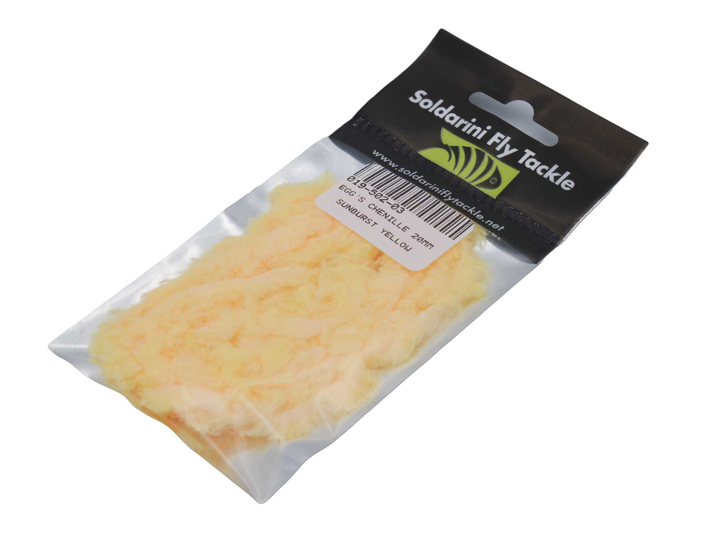 Eggs Chenille 20mm SUNBURST YELLOW