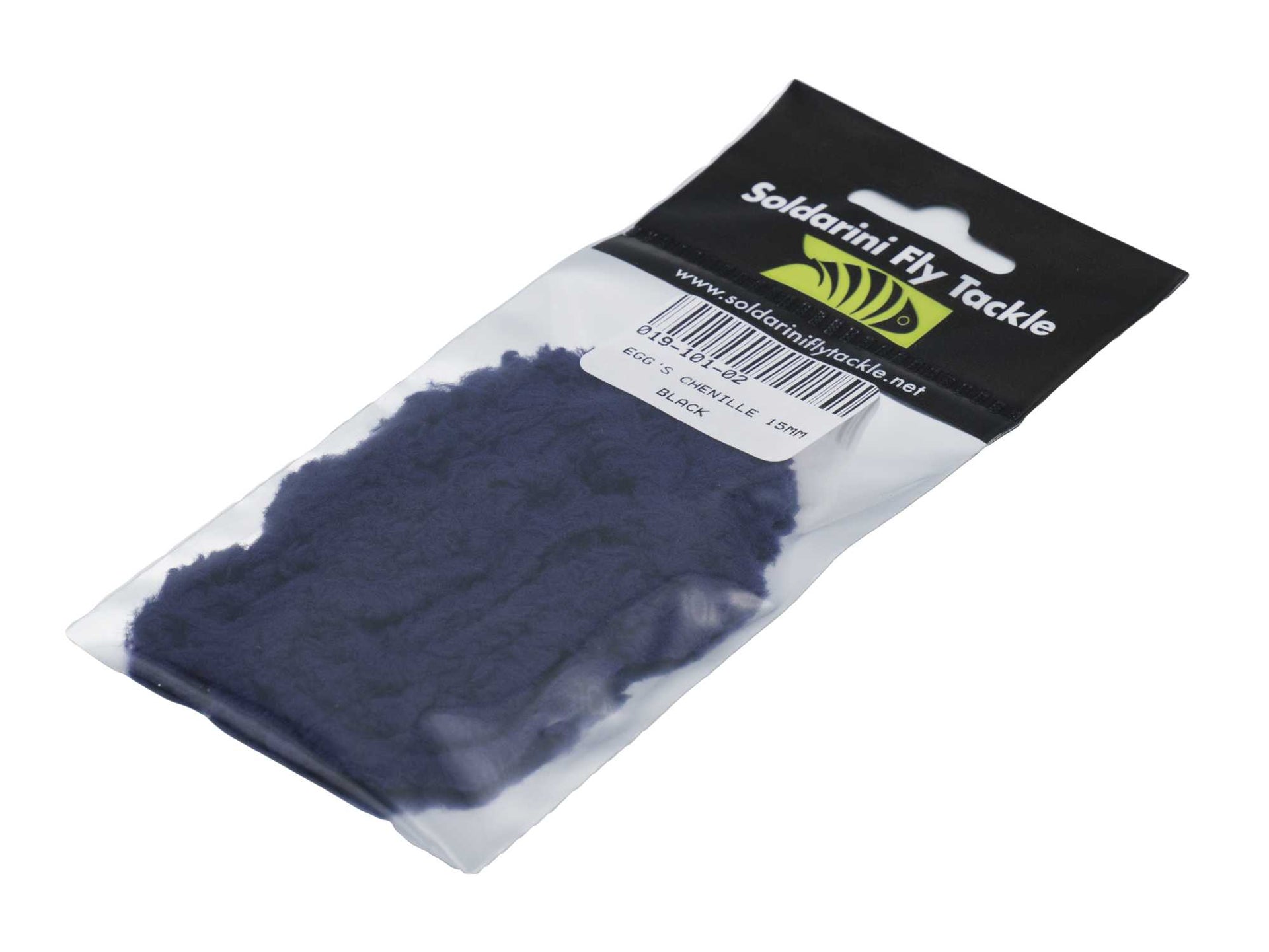 Eggs chenille 15mm BLACK