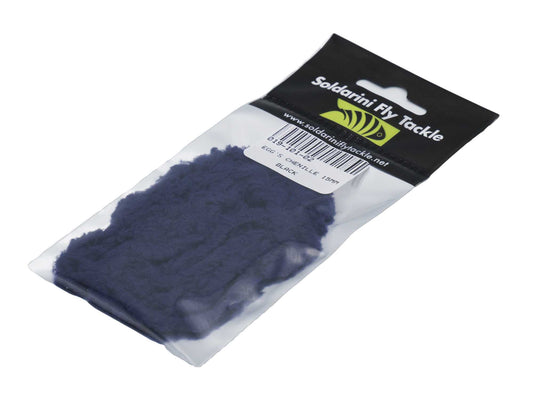 Eggs chenille 15mm BLACK