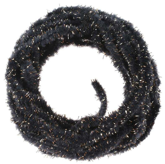 Gold Accent Eggs Chenille 5mm BLACK - MATERIALI DA COSTRUZIONE SOLDARINI