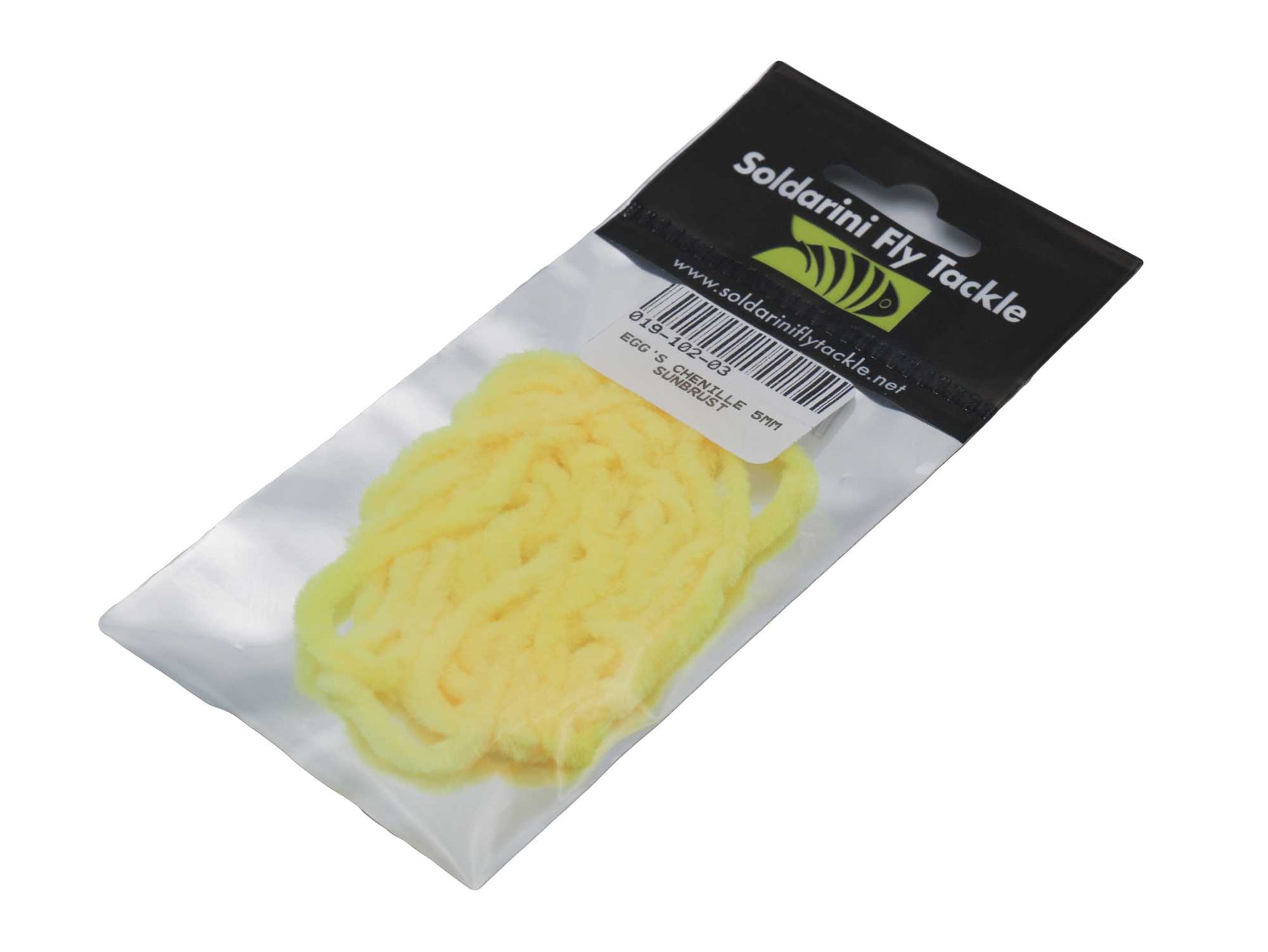 Eggs chenille 8mm SUNBURST YELLOW