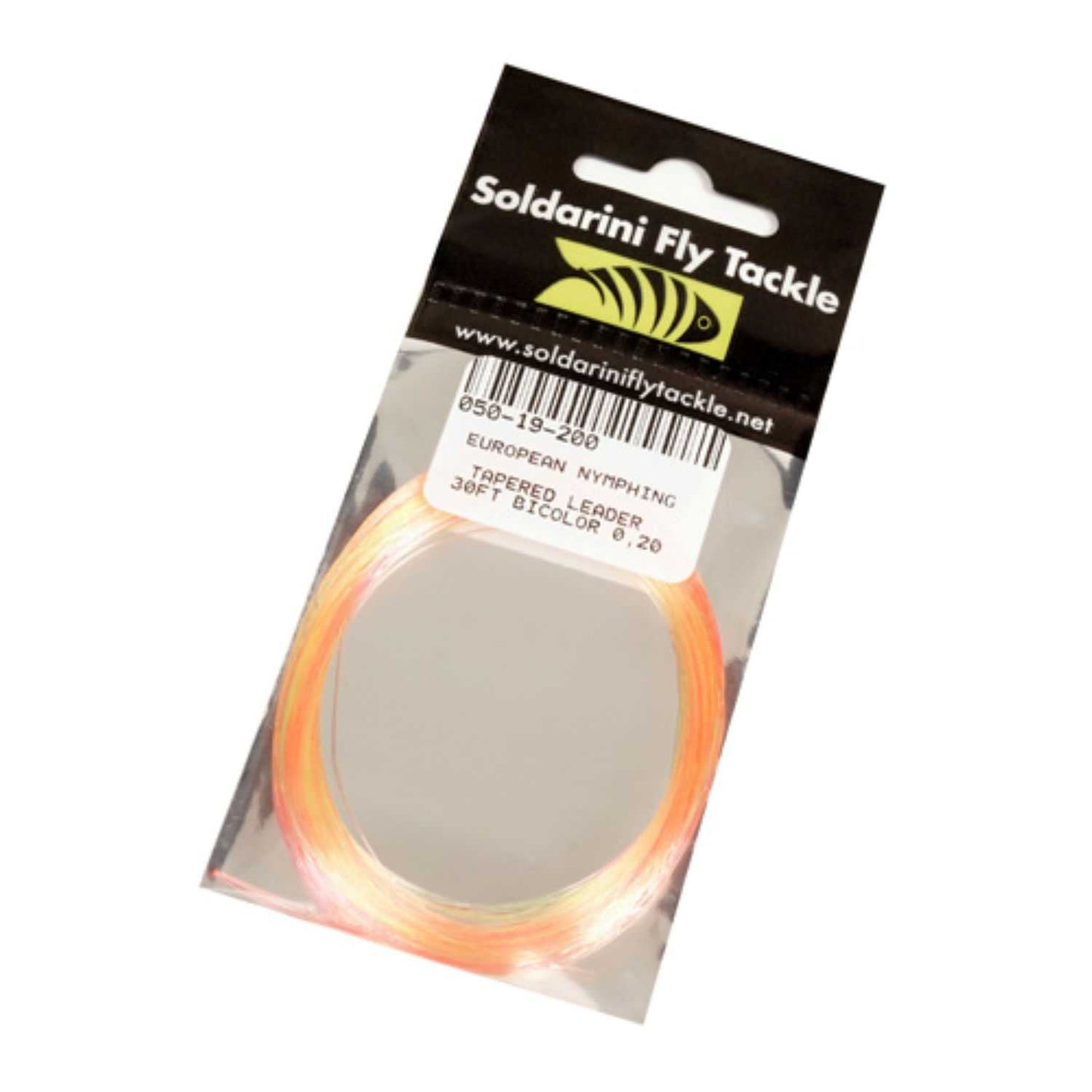 SFT Euronymph tapered leader 9 mt/30ft bicolor 0,20mm