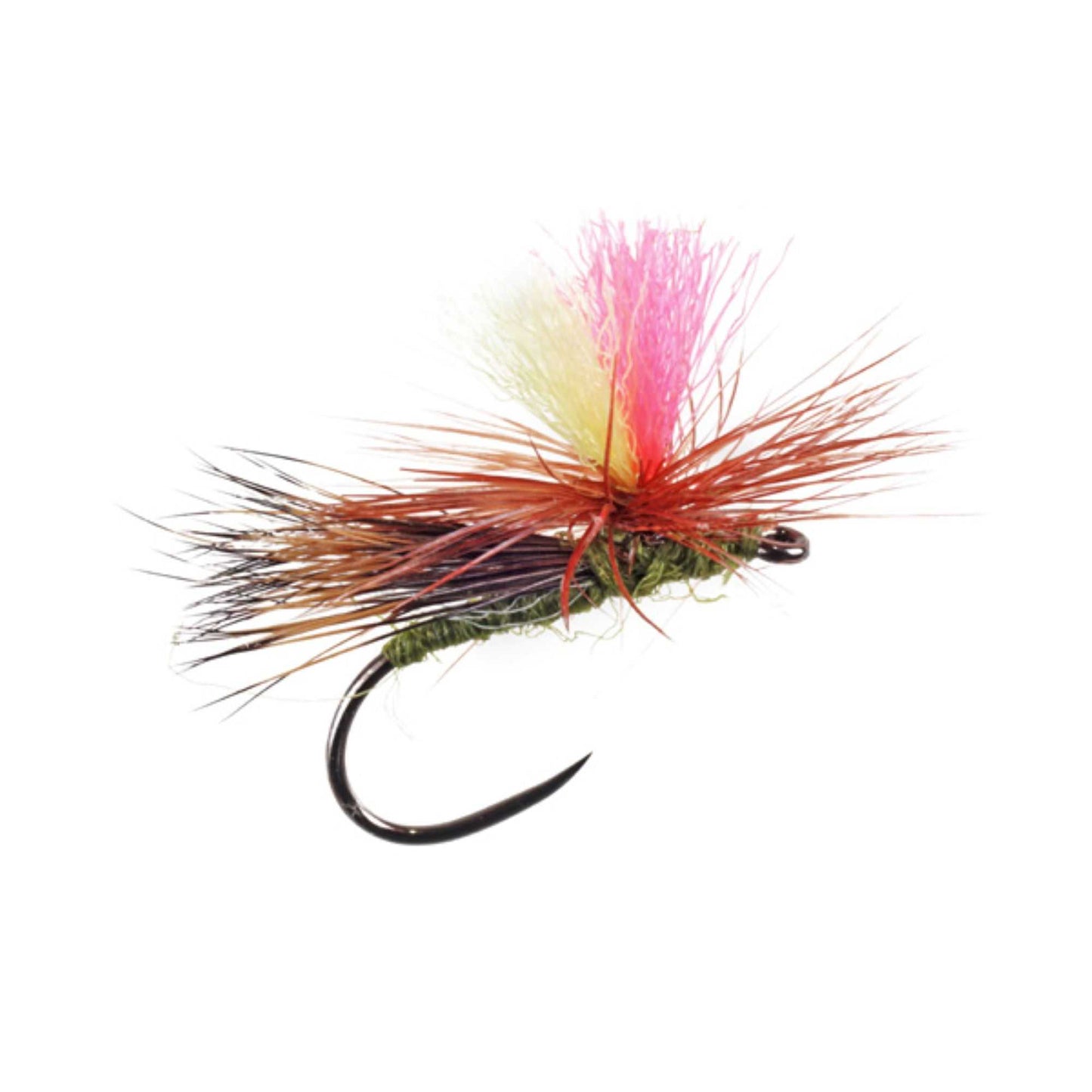 BICOLOR OLIVE CADDIS PARACHUTE - MOSCHE SOLDARINI