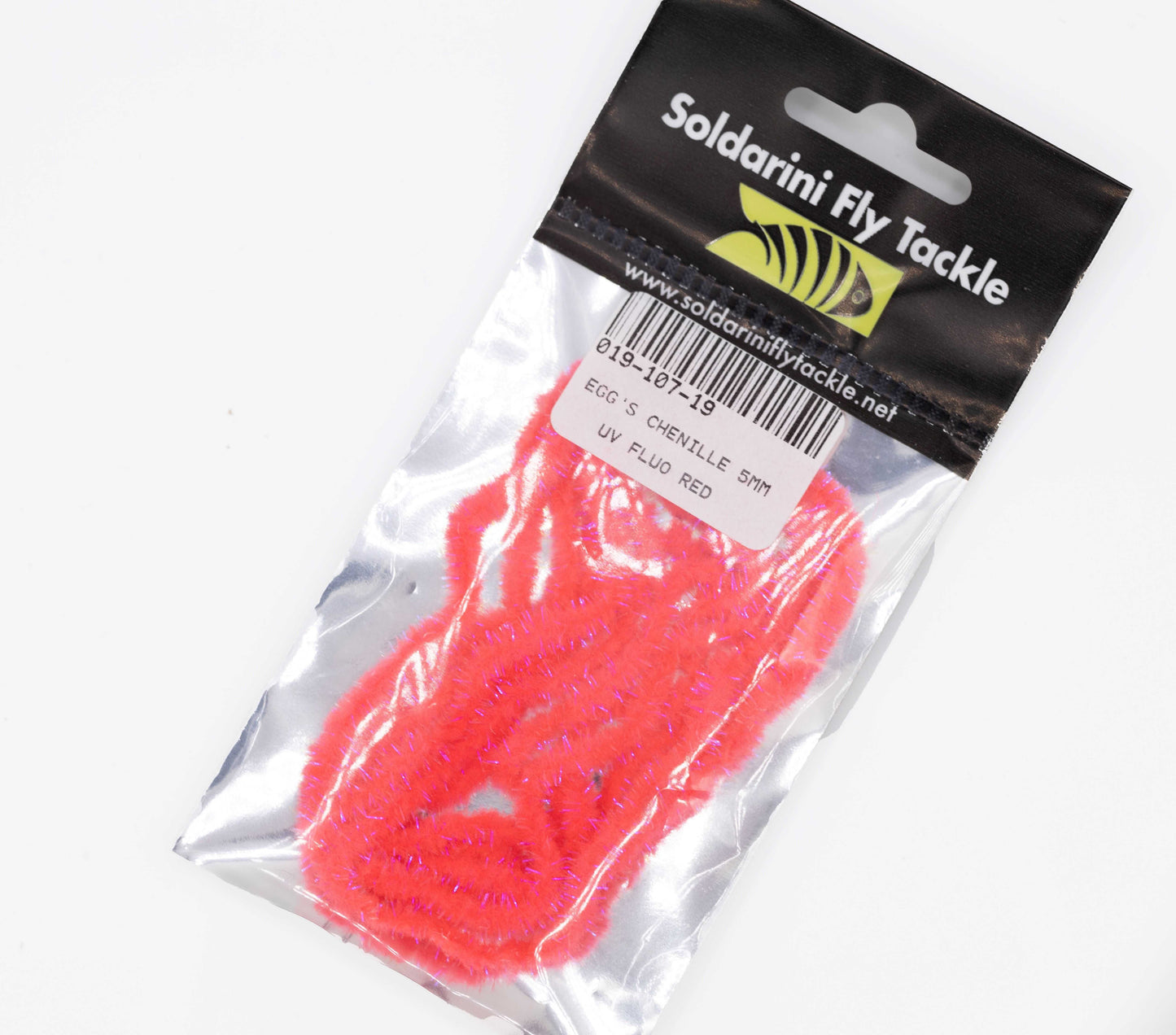 SFT Egg's chenille 5mm UV Fluo red - MATERIALI DA COSTRUZIONE SOLDARINI