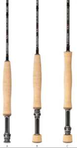 LMF loomys & Franklyn NX8 9 ft line 5 Dry Fly