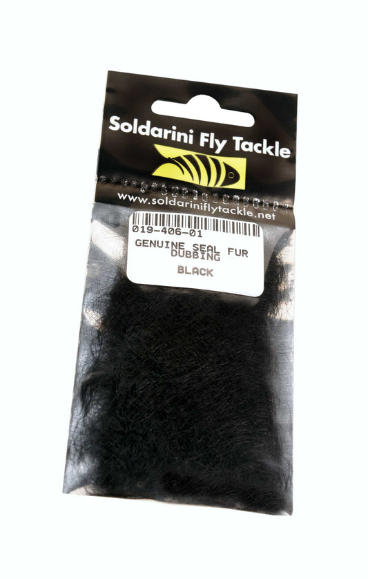 Seal Fur Dubbing Black - MATERIALI DA COSTRUZIONE SOLDARINI