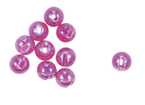 Sft Tungsten Bead Slot + METALLIC PINK 5,5mm- 5pcs- MATERIALI DA COSTRUZIONE SOLDARINI