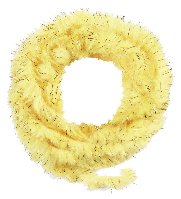 Gold Accent Eggs Chenille 5mm SUNBURST YELLOW