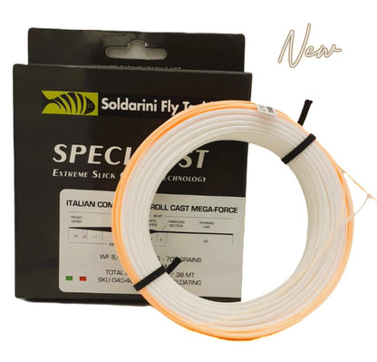 Soldarini Fly line Specialist Italian Competition Roll Cast MEGA/FORCE wf 8/9 Floating CODE DI TOPO SOLDARINI