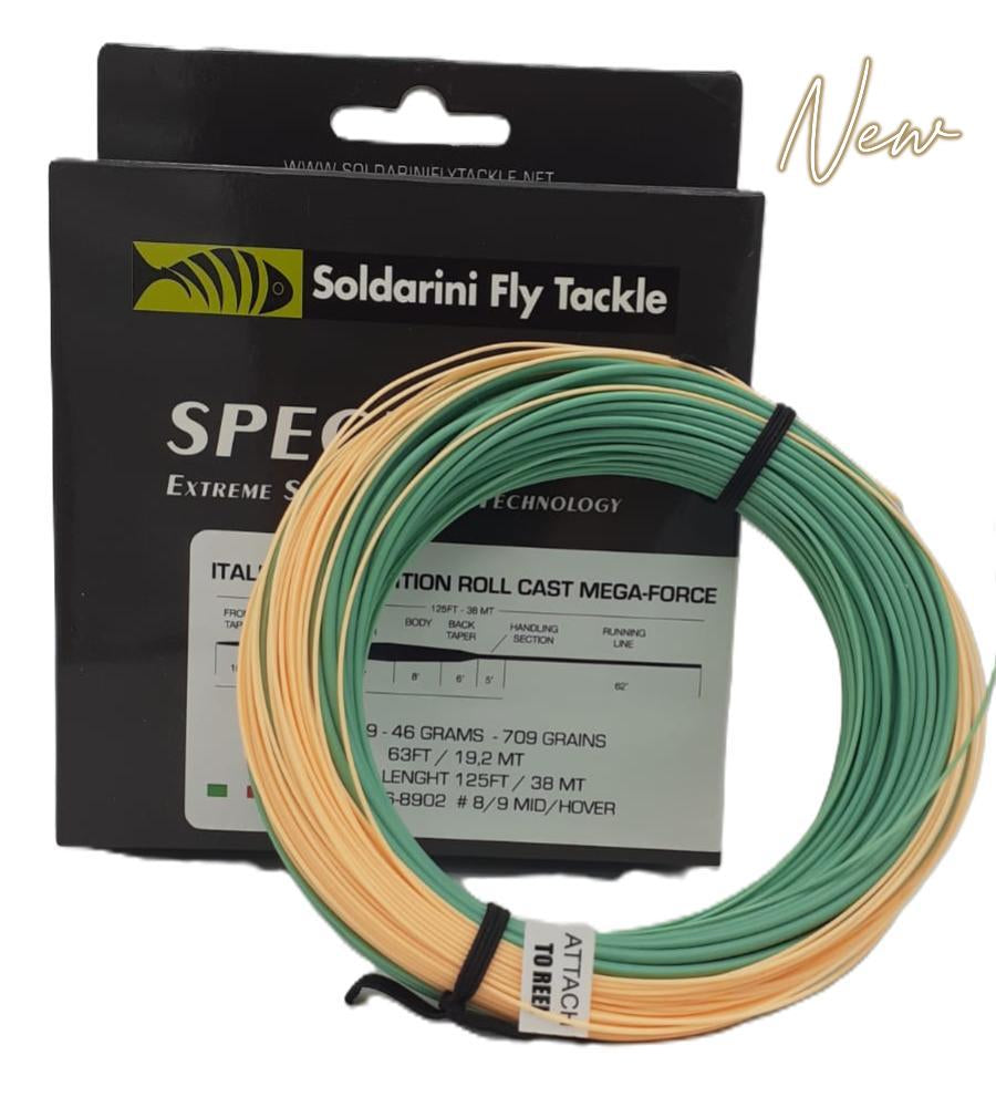 Soldarini Fly Line Specialist Italian Competition Roll Cast MEGA/FORCE wf 8/9 Mid/hover 0,8O -1,15 Ips CODE DI TOPO SOLDARINI