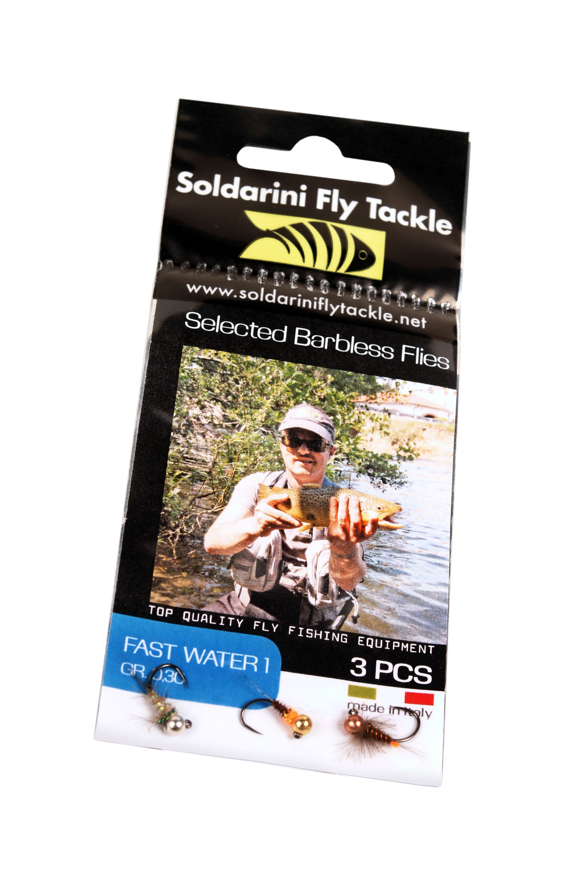 Fast water 3 pack tungsten nymph