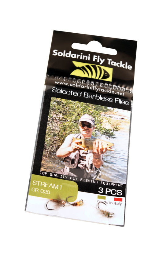Stream water 3 pack tungsten nymph