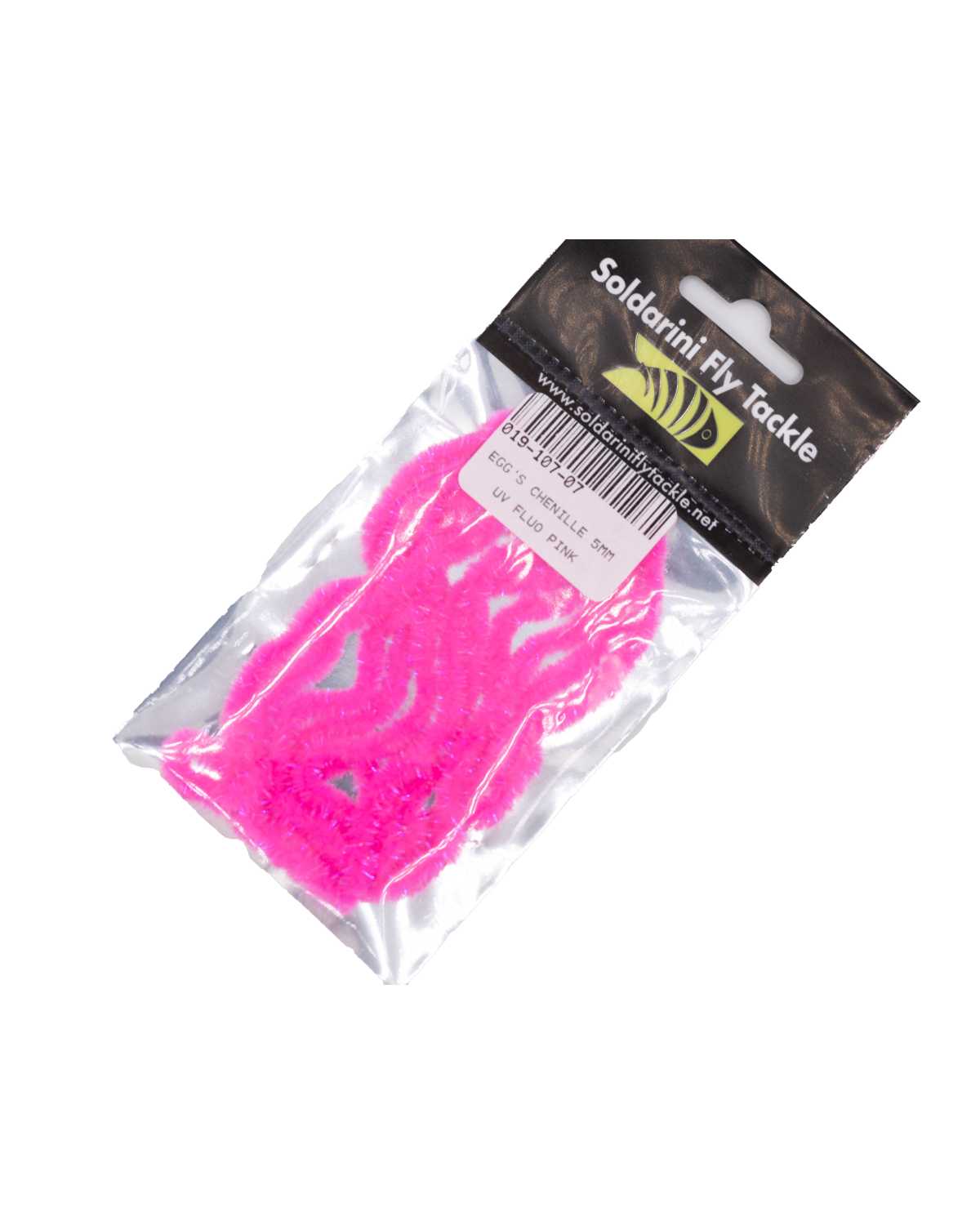 SFT Egg's chenille 5mm UV Fluo pink - MATERIALI DA COSTRUZIONE SOLDARINI