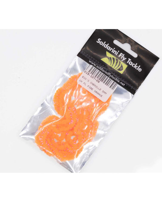 SFT Egg's chenille 5mm UV orange - MATERIALI DA COSTRUZIONE SOLDARINI
